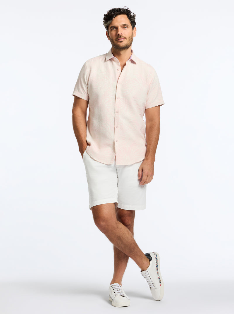 ROYAL PALMS SHORT SLEEVE BUTTON DOWN SHIRT