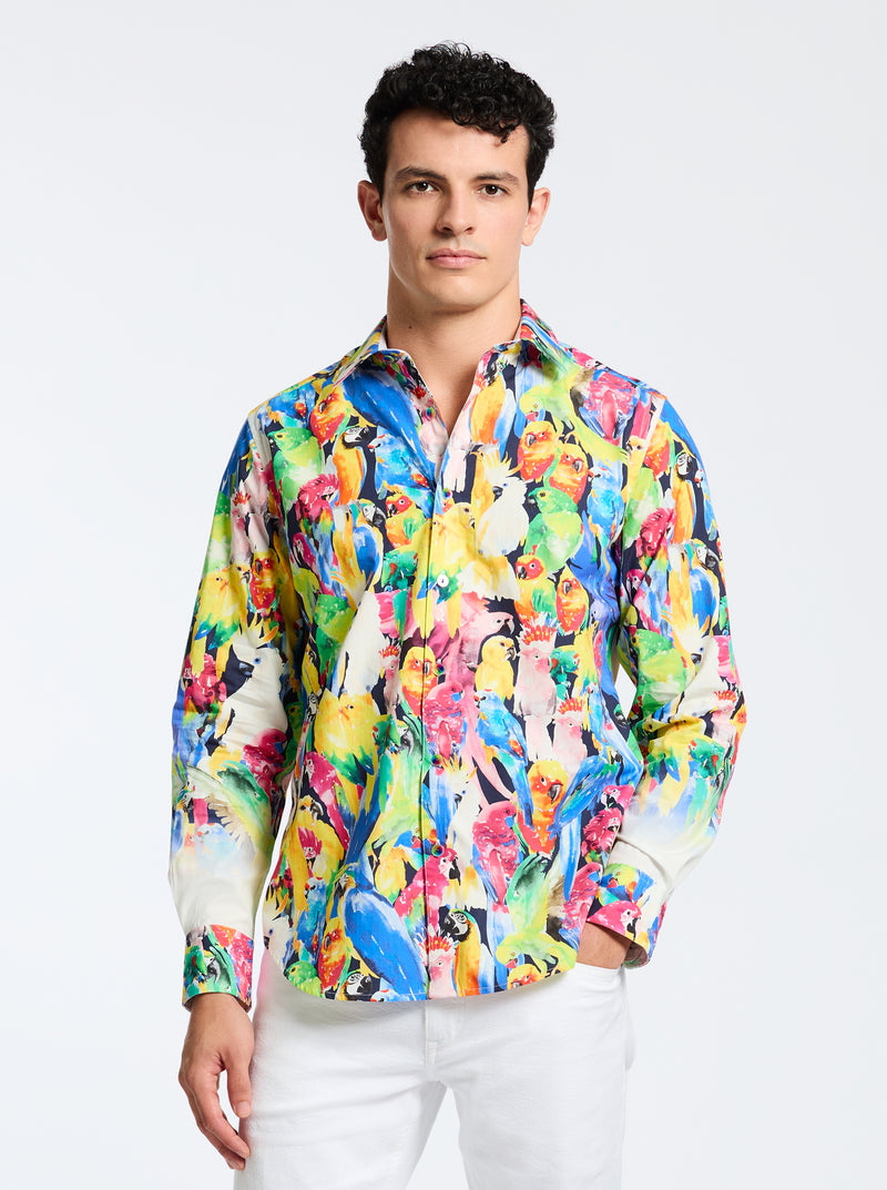 LIMITED EDITION THE WILD LIFE LONG SLEEVE BUTTON DOWN SHIRT