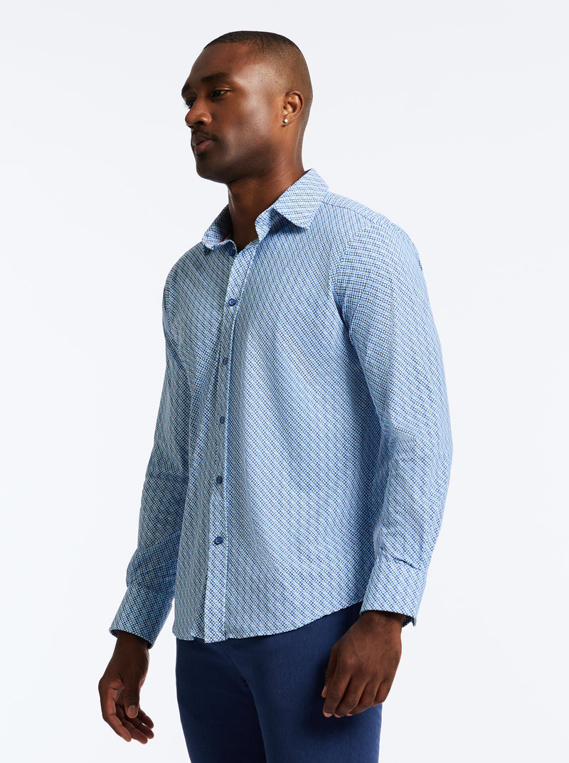 WILSHIRE LONG SLEEVE BUTTON DOWN SHIRT