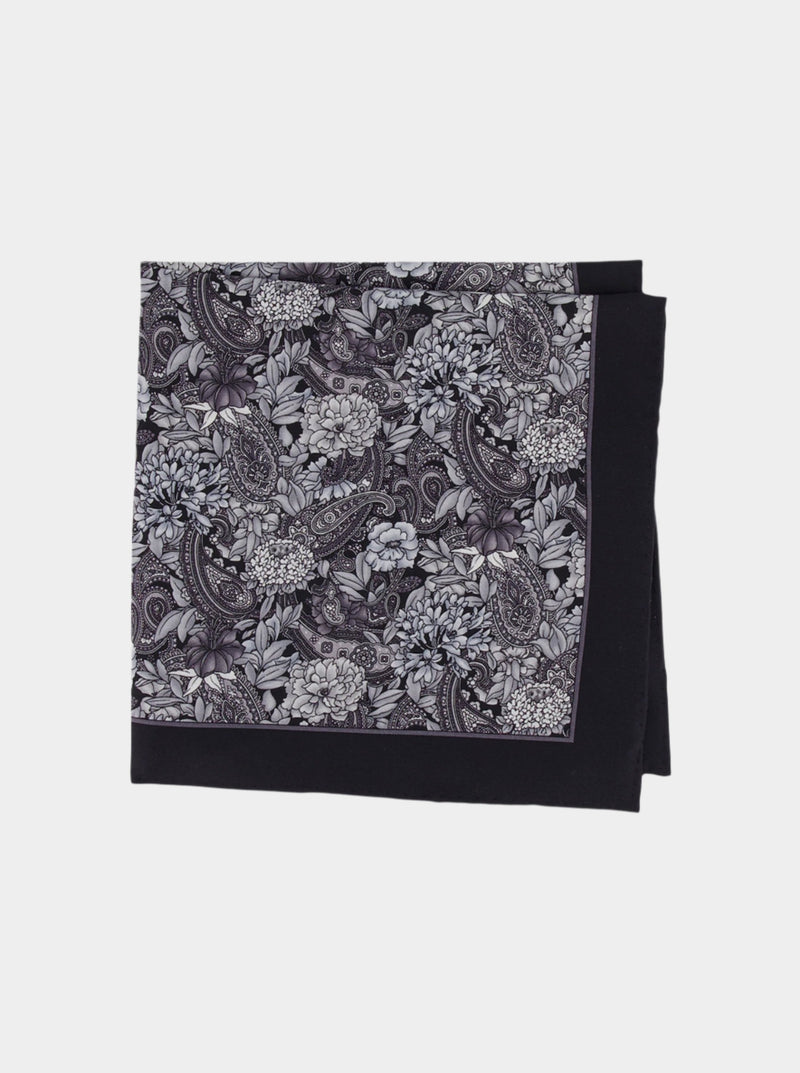 FLORAL PAISLEY POCKET SQUARE