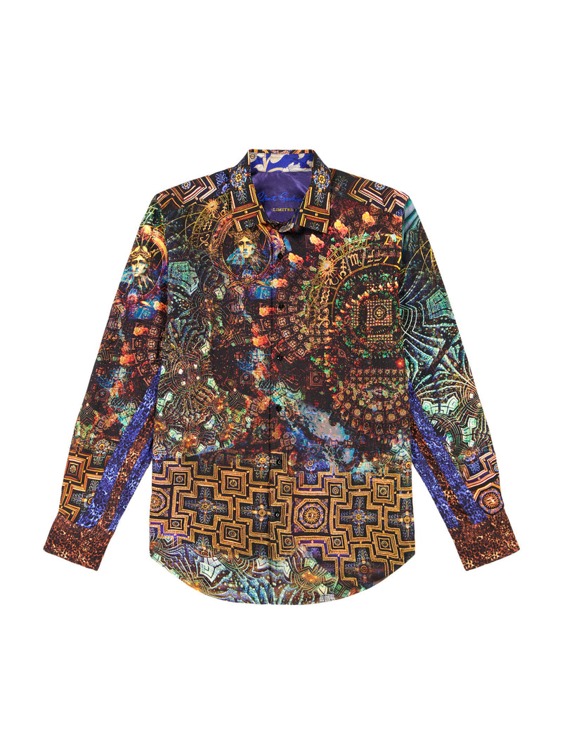 LIMITED EDITION MITZI’S UTOPIA LONG SLEEVE BUTTON DOWN SHIRT