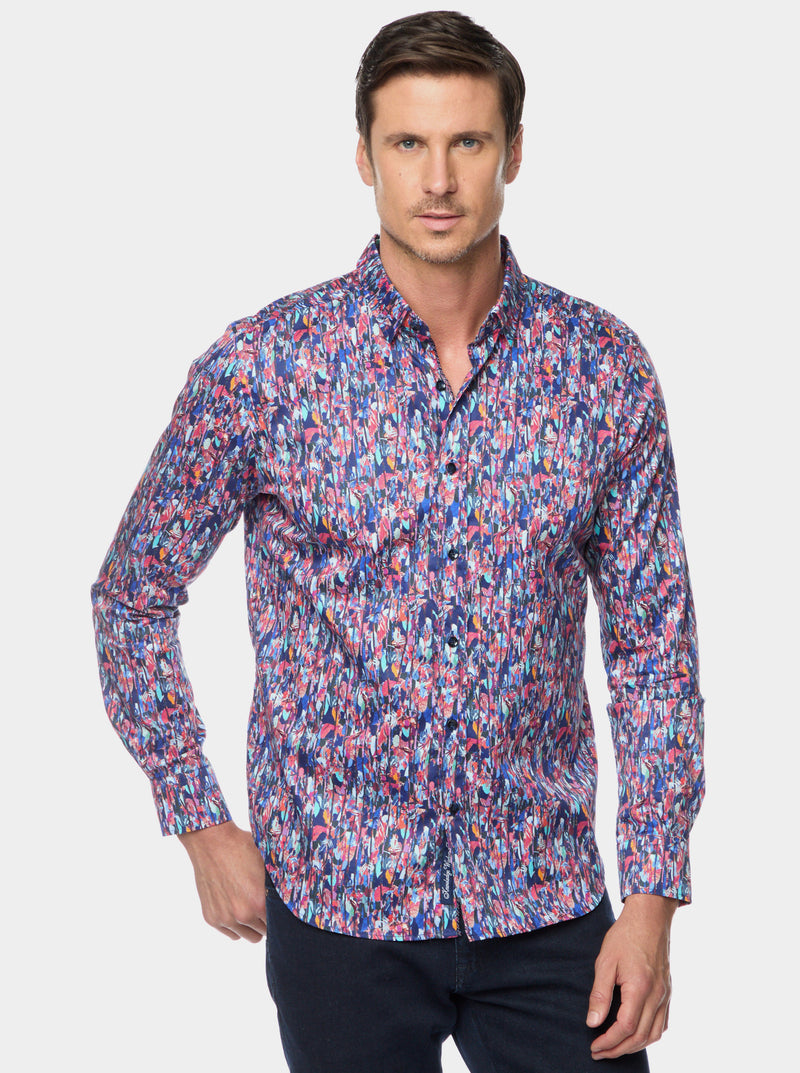 BRIGHTON LONG SLEEVE BUTTON DOWN SHIRT