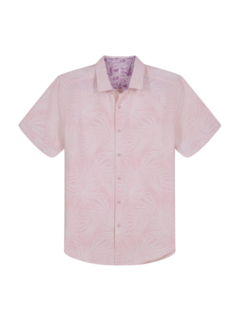 ROYAL PALMS SHORT SLEEVE BUTTON DOWN SHIRT