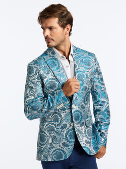 LIMITED EDITION AQUA BLOOM BLAZER