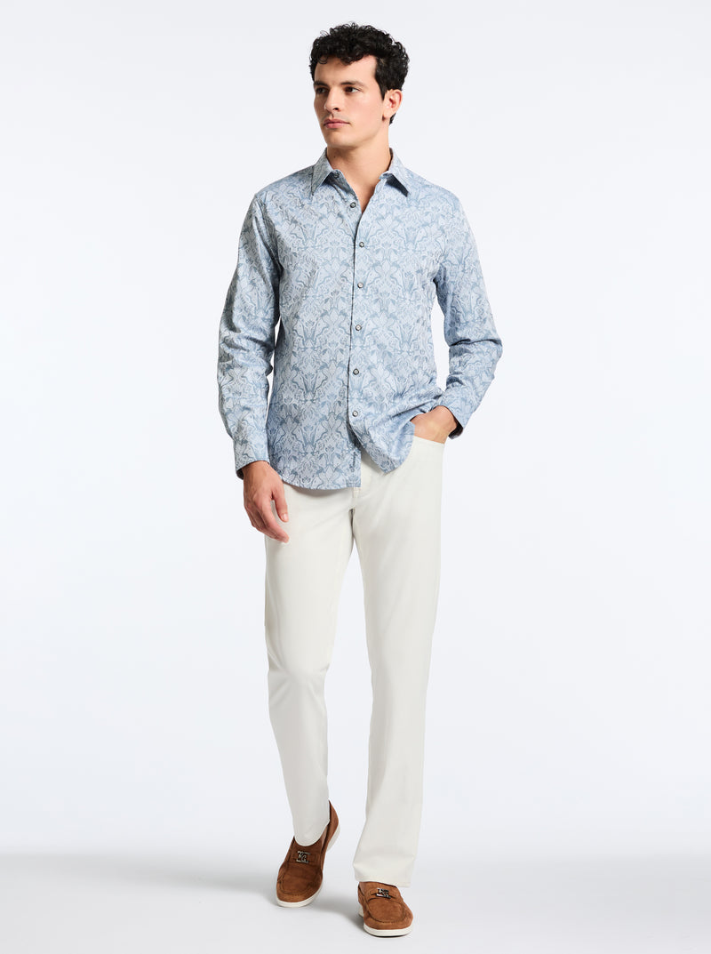 HIGHLAND LONG SLEEVE BUTTON DOWN SHIRT