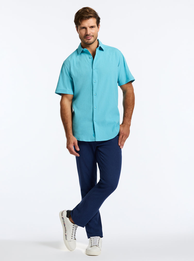 THRESHER SHORT SLEEVE BUTTON DOWN SHIRT