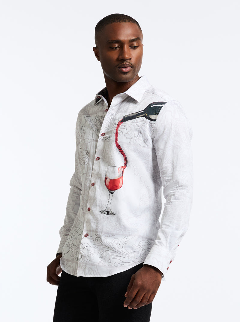 GRENASHE LONG SLEEVE BUTTON DOWN SHIRT