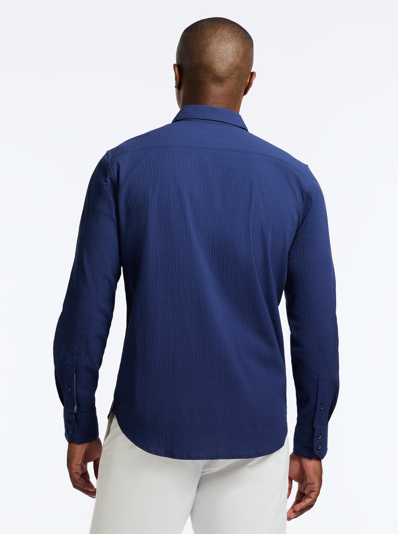 THRESHER LONG SLEEVE BUTTON DOWN SHIRT