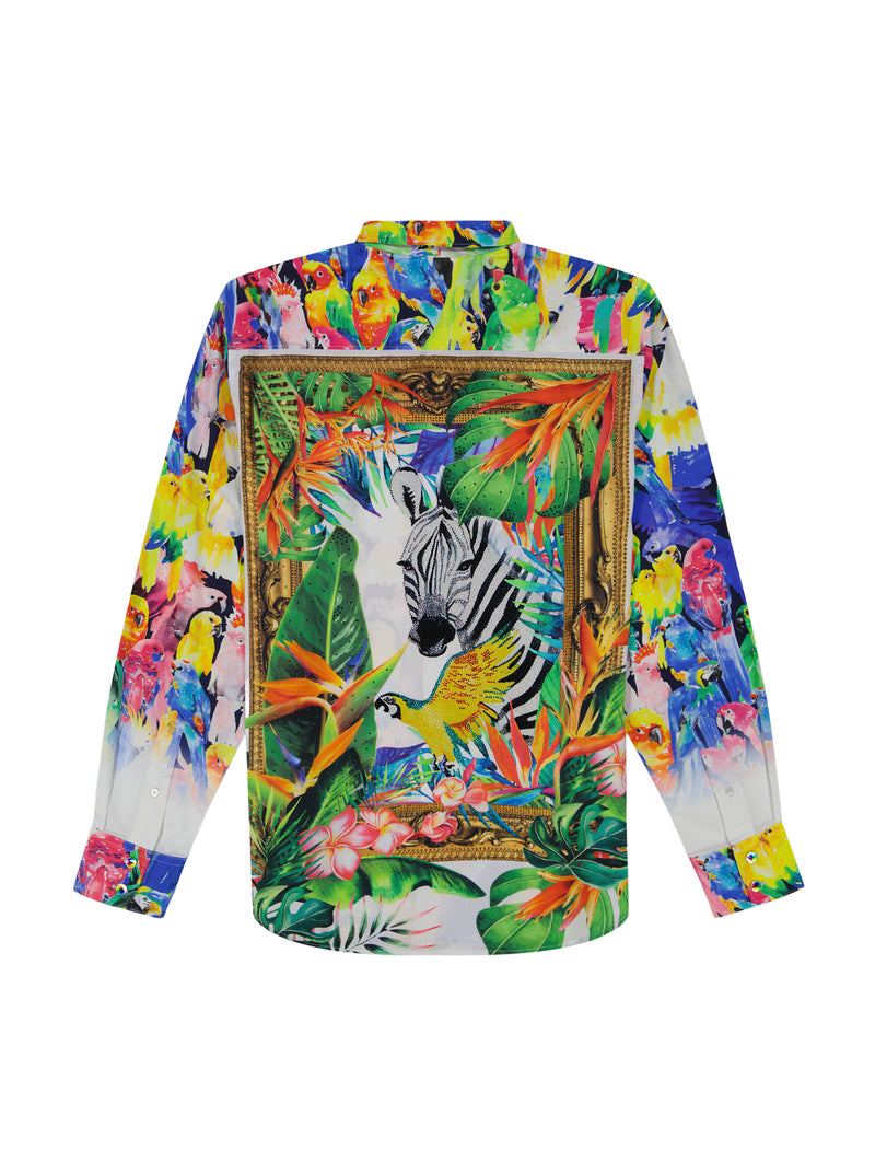 LIMITED EDITION THE WILD LIFE LONG SLEEVE BUTTON DOWN SHIRT