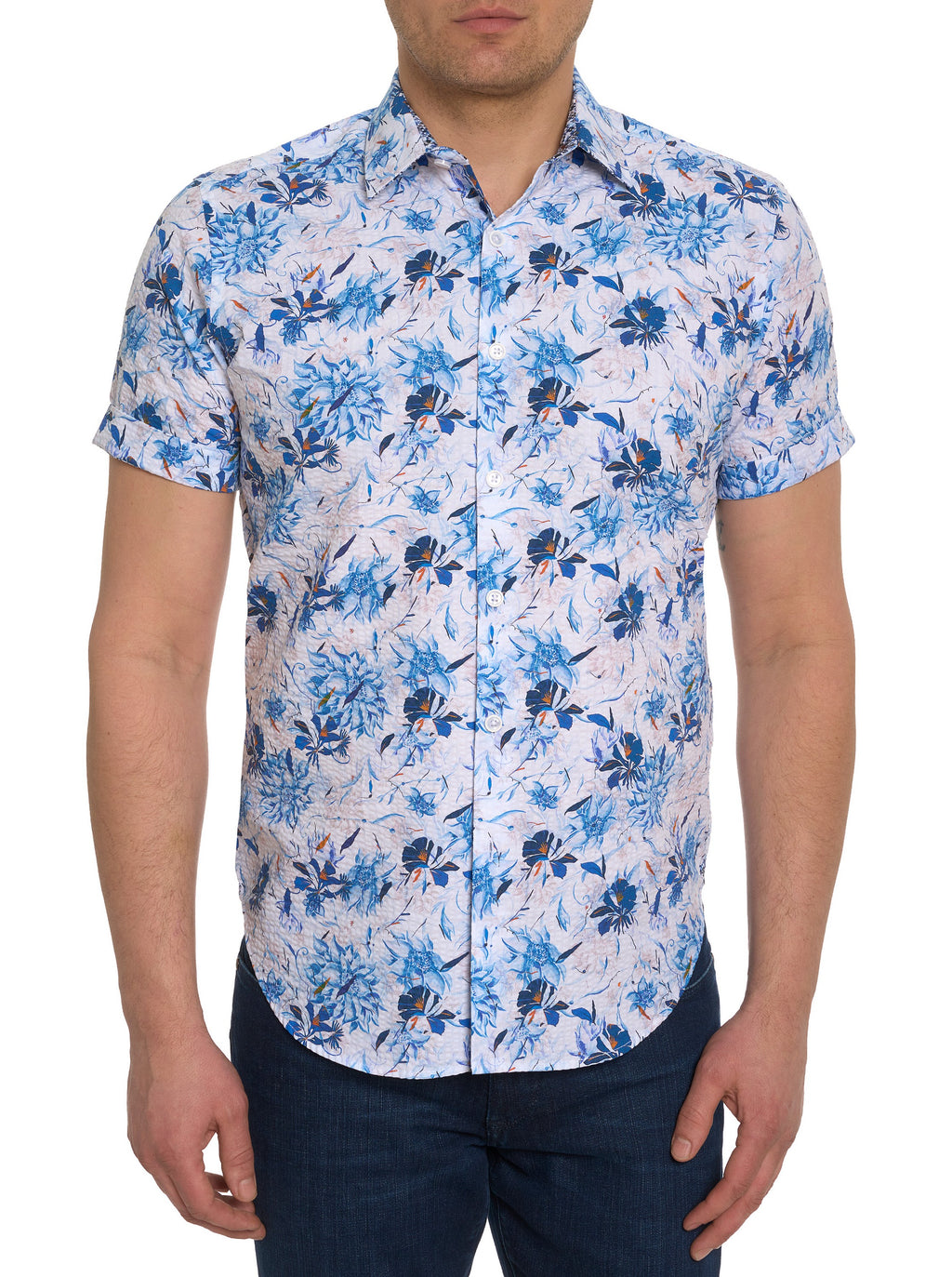 LANDERS SHORT SLEEVE BUTTON DOWN SHIRT